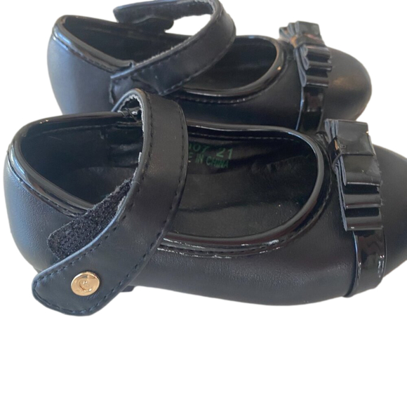 caracal baby shoe mary jane with bow detail 5.5 or 12-24 months - Picture 2 of 6